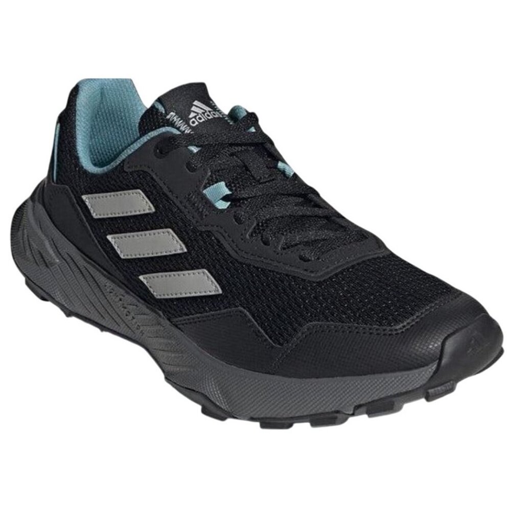 Adidas Tracefinder Black Aqua Blue Running Shoes Women’s Size 9 New In Box.